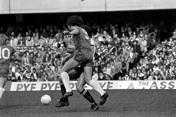 English Division 2 football. Chelsea 1 v. Notts County 0. April 1980 LF03-01-003