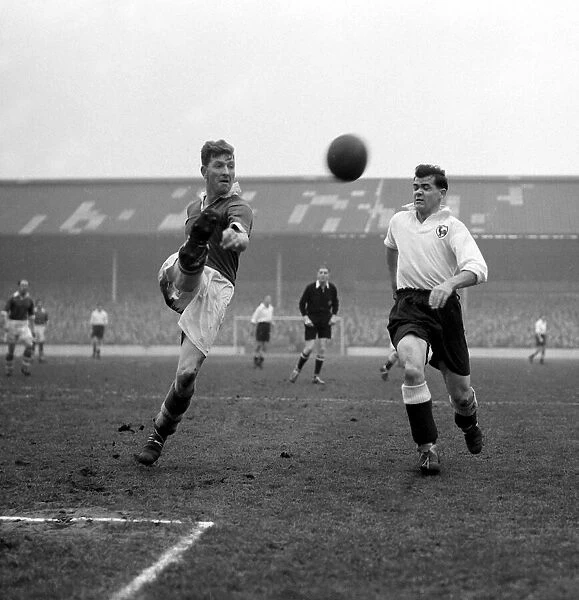 English Division 2. Spurs 2 v. Cardiff 0. 31st December 1949
