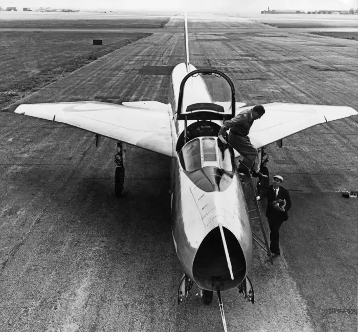Framed Print : The English Electric Lightning P1 supersonic fighter aircraft of the Cold War era Framed Print : The English Electric Lightning P1 supersonic fighter aircraft of the Cold War era