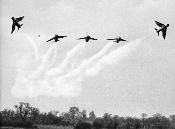 Framed Print : These English Electric lightnings are doing a beat-up'of their R. A. F Framed Print : These English Electric lightnings are doing a beat-up'of their R. A. F