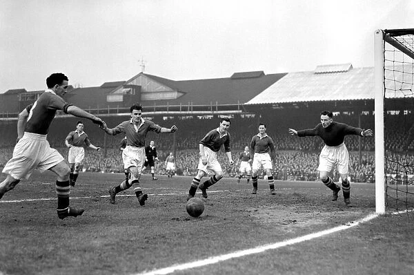 English FA Cup. Chelsea 2-0 Manchester United. 04 March 1950