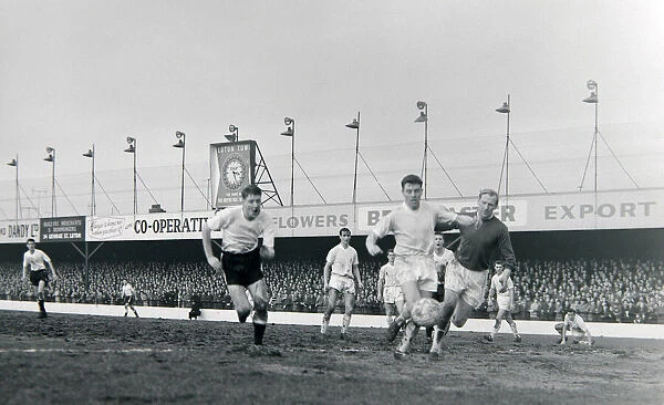 English FA Cup. Luton Town 3-1 Manchester City 1st February 1961