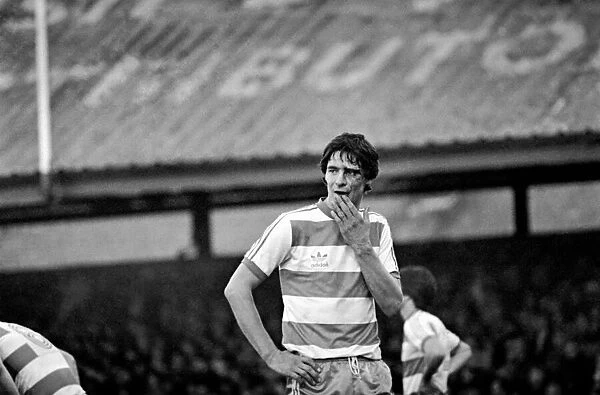 English FA Cup match. Blackpool 0 v Queens Park Rangers 0. January 1982 MF05-17-022