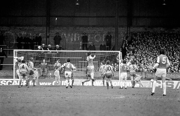 English FA Cup match at Vicarage Road. Watford 1 v Arsenal 2. March 1980 LF02-03