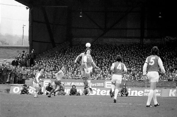 English FA Cup match at Vicarage Road. Watford 1 v Arsenal 2. March 1980 LF02-03-071