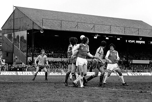 English FA Cup match at Vicarage Road. Watford 1 v Arsenal 2. March 1980 LF02-03-044