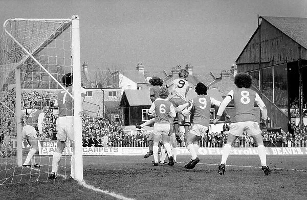 English FA Cup match at Vicarage Road. Watford 1 v Arsenal 2. March 1980 LF02-03-026