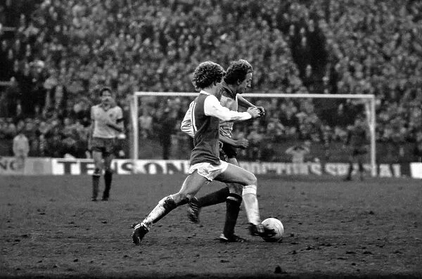 English FA Cup match at Vicarage Road. Watford 1 v Arsenal 2. March 1980 LF02-03-012