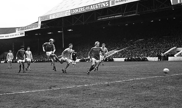 English League Division One derby match at Maine Road. Manchester City 1 v