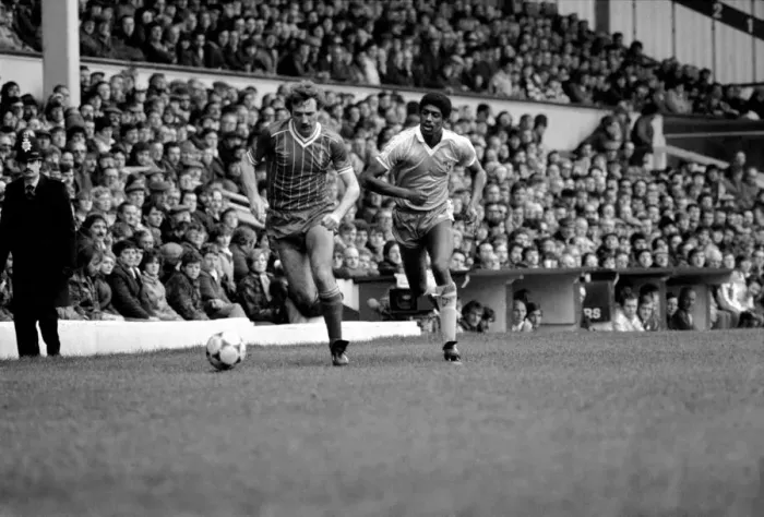 Framed Print : English League Division One match at Anfield. Liverpool 5 v Stoke City 1