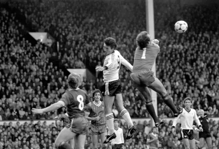 Framed Print : English League Division One match at Anfield. Liverpool 0 v Manchester United 0