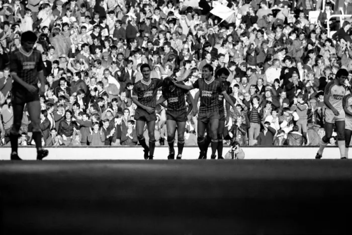 Framed Print : English League Division One match at Anfield. Liverpool 6 v Luton Town 0