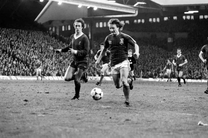 Framed Print : English League Division One match at Anfield. Liverpool 4 v Ipswich Town 0 Framed Print : English League Division One match at Anfield. Liverpool 4 v Ipswich Town 0
