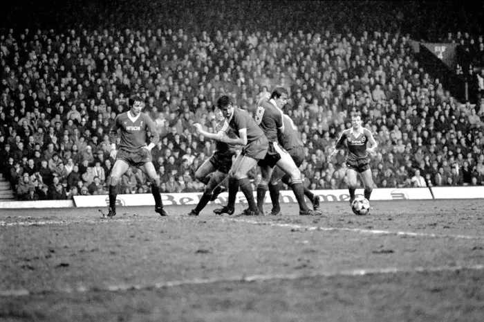 Framed Print : English League Division One match at Anfield. Liverpool 0 v Brighton