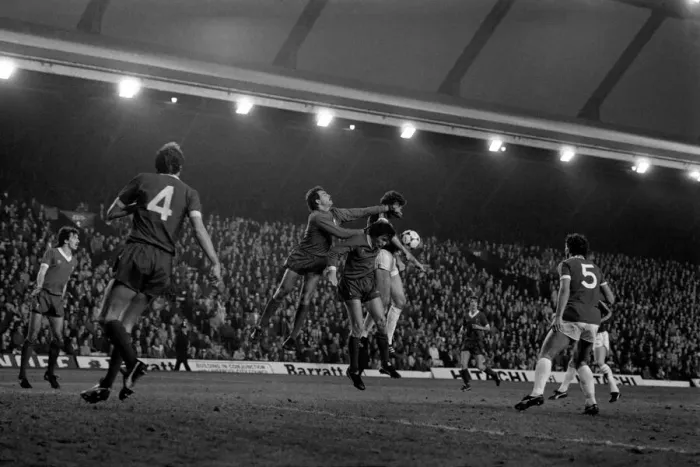 Framed Print : English League Division One match at Anfield. Liverpool 3 v Everton 1 Framed Print : English League Division One match at Anfield. Liverpool 3 v Everton 1