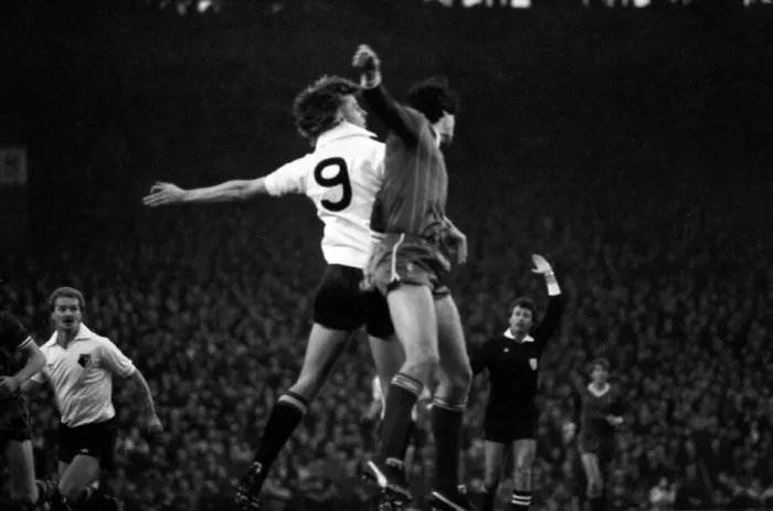 Framed Print : English League Division One match at Anfield. Liverpool 3 v Watford 1