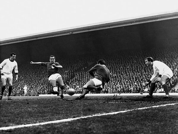 English League Division One match at Anfield. Liverpool 5 v Arsenal 0