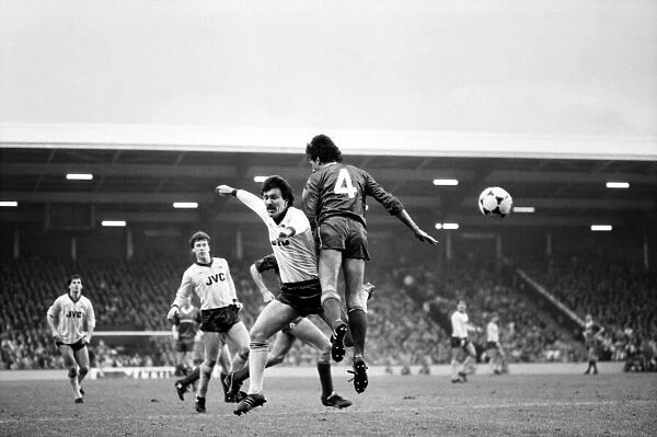 English League Division One match at Anfield. Liverpool 2 v Arsenal 1
