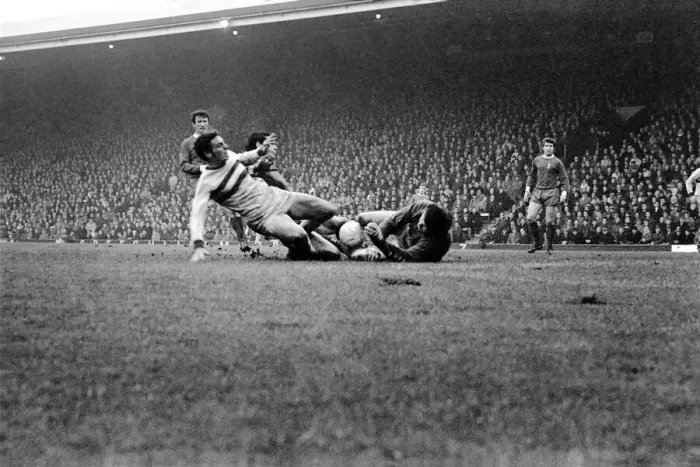 Framed Print : English League Division One match at Anfield Liverpool 2 v West Ham United 0