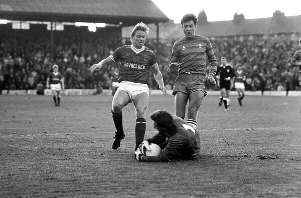 English League Division Two match Barnsley 0 v Chelsea 0 December 1983