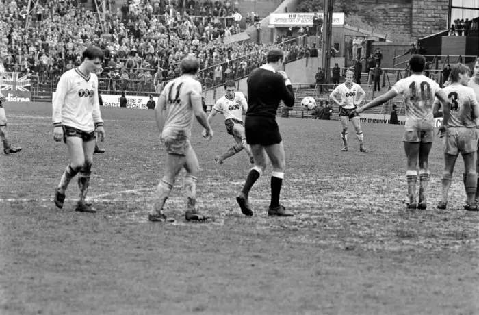 Framed Print : English League Division Two match. Bolton Wanderers 0 v Chelsea 1. May 1983 MF11-27-039 Framed Print : English League Division Two match. Bolton Wanderers 0 v Chelsea 1. May 1983 MF11-27-039