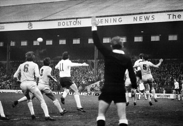 English League Division Two match. Bolton Wanderers 2 v Chelsea 2