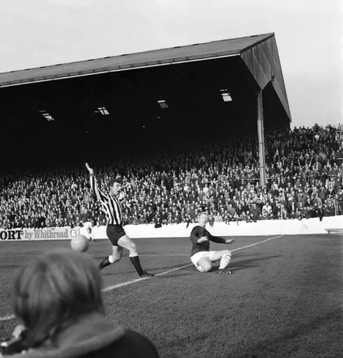 Framed Print : English League Division One match. Burnley 0 v Newcastle United 1