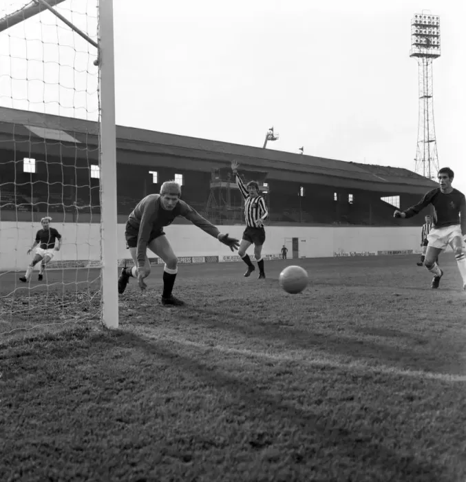 Framed Print : English League Division One match. Burnley 0 v Newcastle United 1 Framed Print : English League Division One match. Burnley 0 v Newcastle United 1