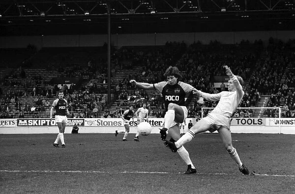English League Division Two match Burnley 3 v Chelsea 0 April 1983