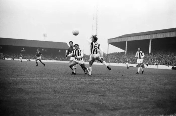 Framed Print : English League Division One match at the City Ground. Nottingham Forest 1 v West Framed Print : English League Division One match at the City Ground. Nottingham Forest 1 v West