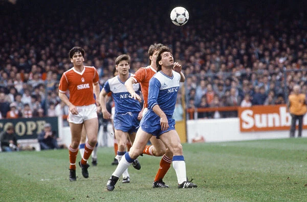 English League Division One match at the City Ground. Nottingham Forest 0 v Everton
