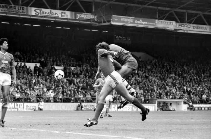 Framed Print : English League Division One match at the City Ground. Nottingham Forest 1 v Everton 0 Framed Print : English League Division One match at the City Ground. Nottingham Forest 1 v Everton 0