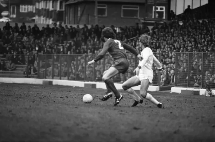 Framed Print : English League Division One match at Elland Road. Leeds United 0 v Liverpool 2 Framed Print : English League Division One match at Elland Road. Leeds United 0 v Liverpool 2