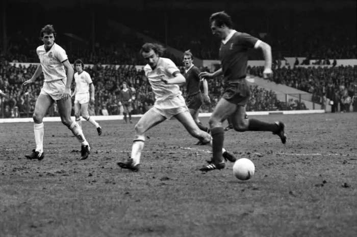 Framed Print : English League Division One match at Elland Road. Leeds United 0 v Liverpool 2 Framed Print : English League Division One match at Elland Road. Leeds United 0 v Liverpool 2