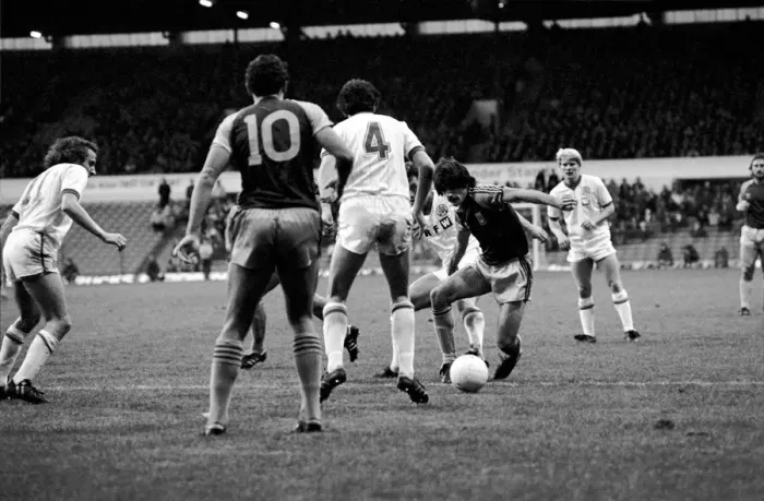 Framed Print : English League Division One match at Elland Road. Leeds United 3 v West Ham United 3 Framed Print : English League Division One match at Elland Road. Leeds United 3 v West Ham United 3