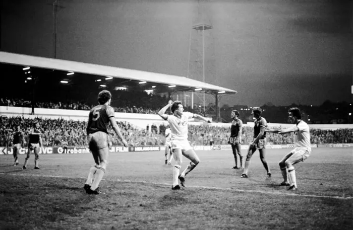 Framed Print : English League Division One match at Elland Road. Leeds United 3 v West Ham United 3 Framed Print : English League Division One match at Elland Road. Leeds United 3 v West Ham United 3
