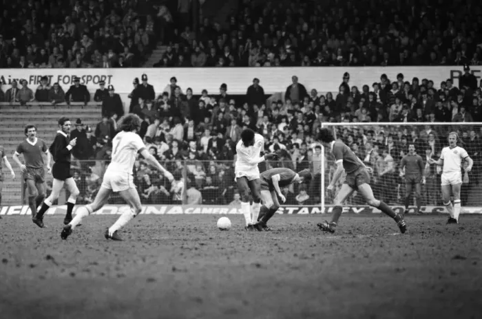 Framed Print : English League Division One match at Elland Road. Leeds United 0 v Liverpool 2 Framed Print : English League Division One match at Elland Road. Leeds United 0 v Liverpool 2