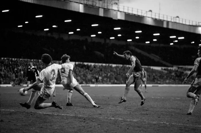 Framed Print : English League Division One match at Elland Road. Leeds United 3 v West Ham United 3 Framed Print : English League Division One match at Elland Road. Leeds United 3 v West Ham United 3