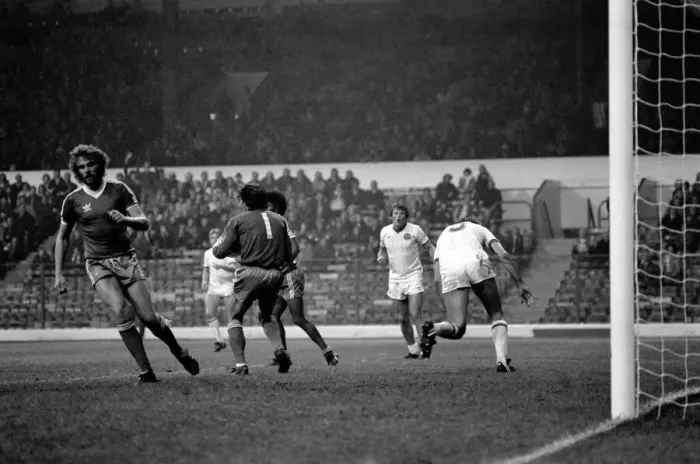 Framed Print : English League Division One match at Elland Road. Leeds United 1 v Notts County 0