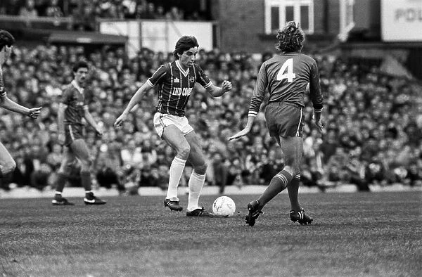 English League Division One match at Filbert Street. Leicester City 0 v Liverpool 1