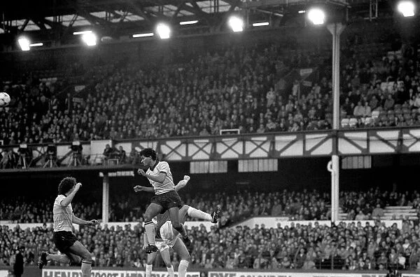 English League Division One match at Goodison Park. Everton 0 v West Bromwich Albion 0