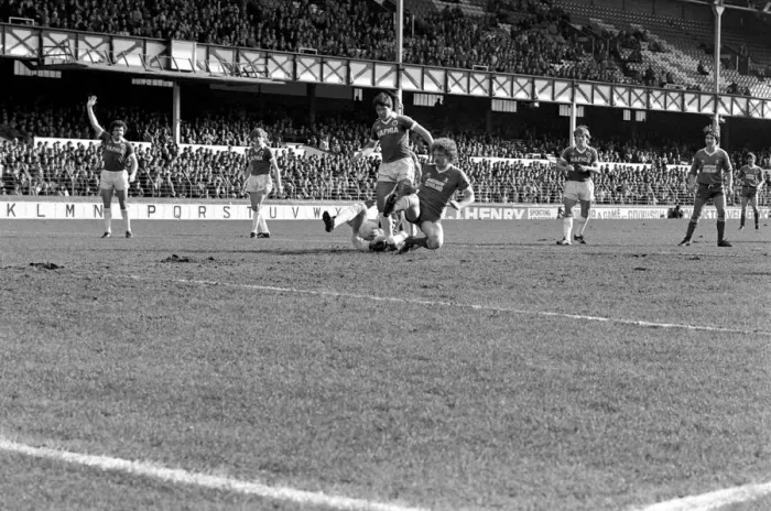 Framed Print : English League Division One match at Goodison Park. Everton 2 v Middlesbrough 0