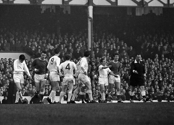 English League Division One match at Goodison Park. Everton 0 v Leeds United 1