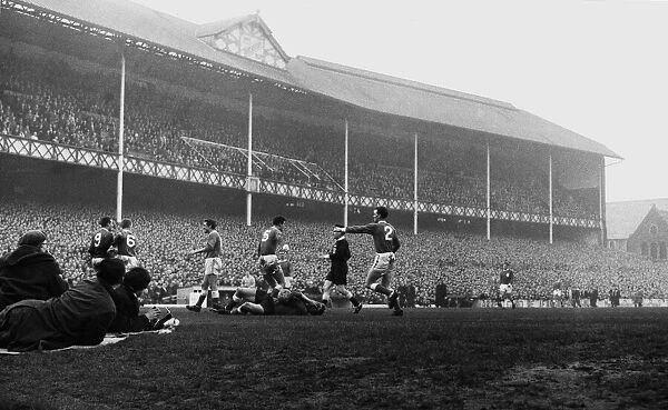 English League Division One match at Goodison Park. Everton 3 v Liverpool 1