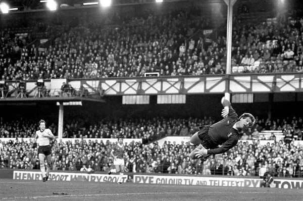 English League Division One match at Goodison Park. Everton 0 v West Bromwich