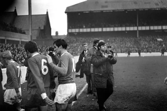 Framed Print : English League Division One match at Goodison Park Everton 0 v Liverpool 3