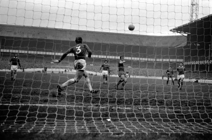 Framed Print : English League Division One match at Goodison Park Everton 0 v Liverpool 3
