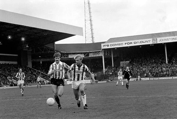 English League Division One match at The Hawthorns, West Bromwich Albion 1 v Stoke City