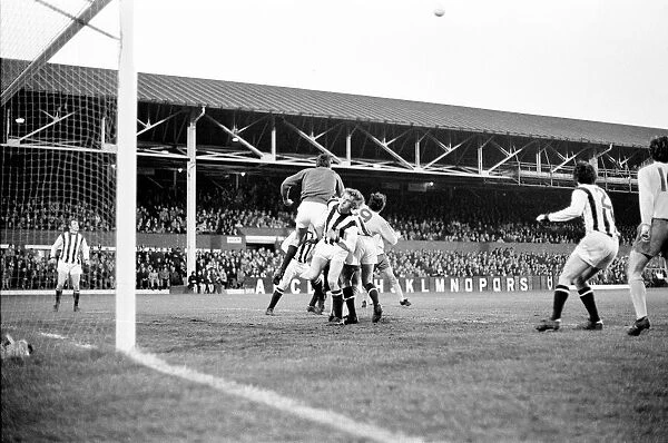 English League Division One match at the Hawthorns. West Bromwich Albion 0 v Derby