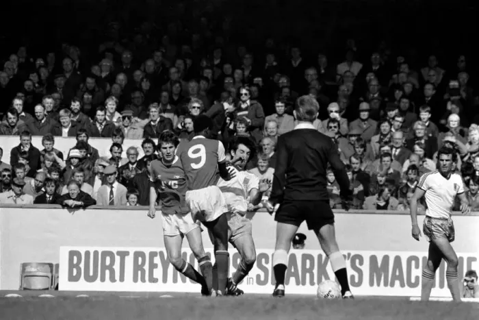 Framed Print : English League Division One match at Highbury. Arsenal 2 v West Ham United 0
